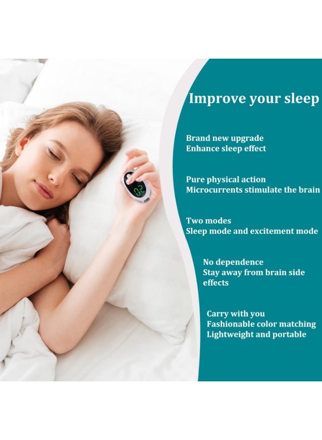 YelaJoy Handheld Sleep Aid Device, Anxiety Device, Relief Anxiety Help Sleep, Promotes Rest, Night Anxiety Therapy Relaxatio Pressure,USB Rechargeable(White) - Image 5